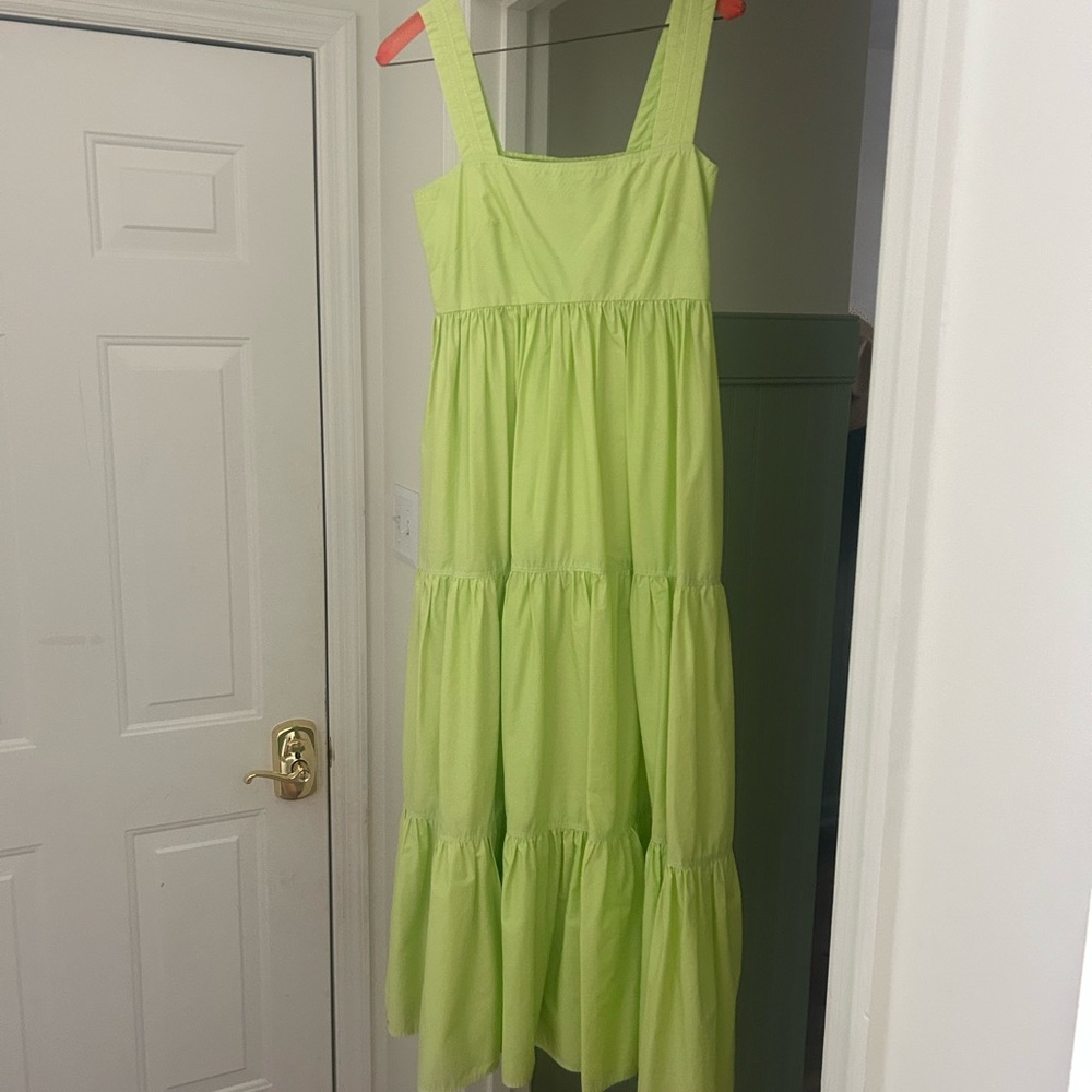 Hunter Bell Green Sleeveless Dress